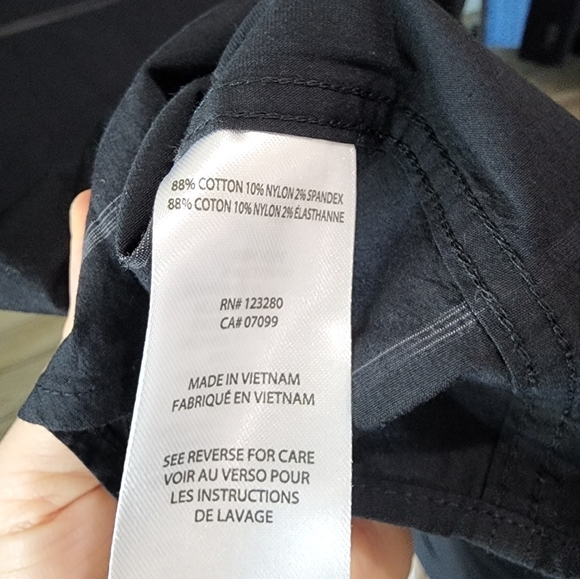 Travis Mathew Black Collared Button Down Short Sleeve Shirt - Picture 5 of 5